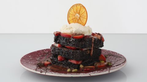 Chocolate decadence French Toast from Norma's at Le Parker Meridien, New York City, 2015 