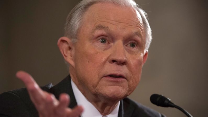 In his <a href="http://www.cnn.com/2017/01/10/politics/jeff-sessions-confirmation-hearing-expectations/" target="_blank">wide-ranging confirmation hearing,</a> Sessions pledged to recuse himself from all investigations involving Hillary Clinton based on inflammatory comments he made during a "contentious" campaign season. He also defended his views of the Supreme Court's Roe v. Wade ruling on abortion, saying he doesn't agree with it but would respect it.