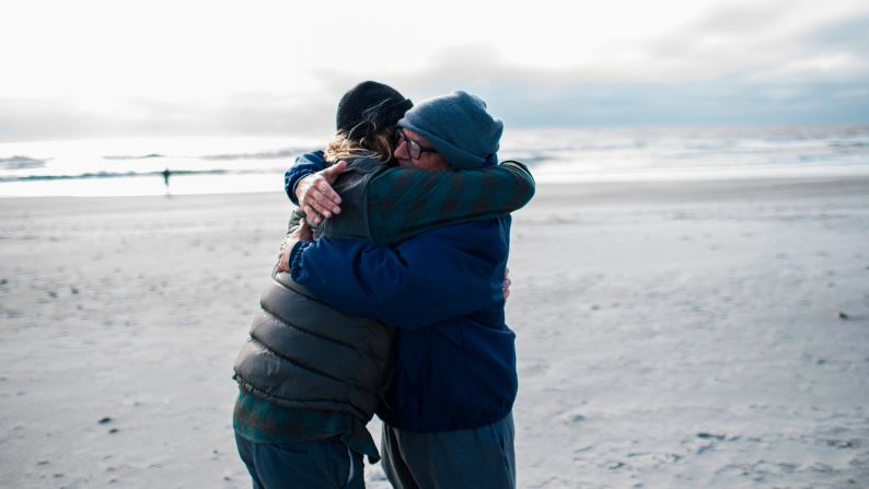 Manzi was photographed on a cold and windy Veteran's Day at Folly Beach, South Carolina, during Warrior Surf's final class of the season on November 11, 2017.