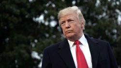 WASHINGTON, DC - DECEMBER 15:  U.S. President Donald Trump listens to a question as he speaks to members of the White House Press Corps prior to his Marine One departure from the South Lawn of the White House December 15, 2017 in Washington, DC. (Alex Wong/Getty Images)