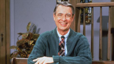 Portrait of American educator and television personality Fred Rogers (1928 - 2003) of the television series 'Mister Rogers' Neighborhood,' circa 1980s.  (Photo by Fotos International/Courtesy of Getty Images)