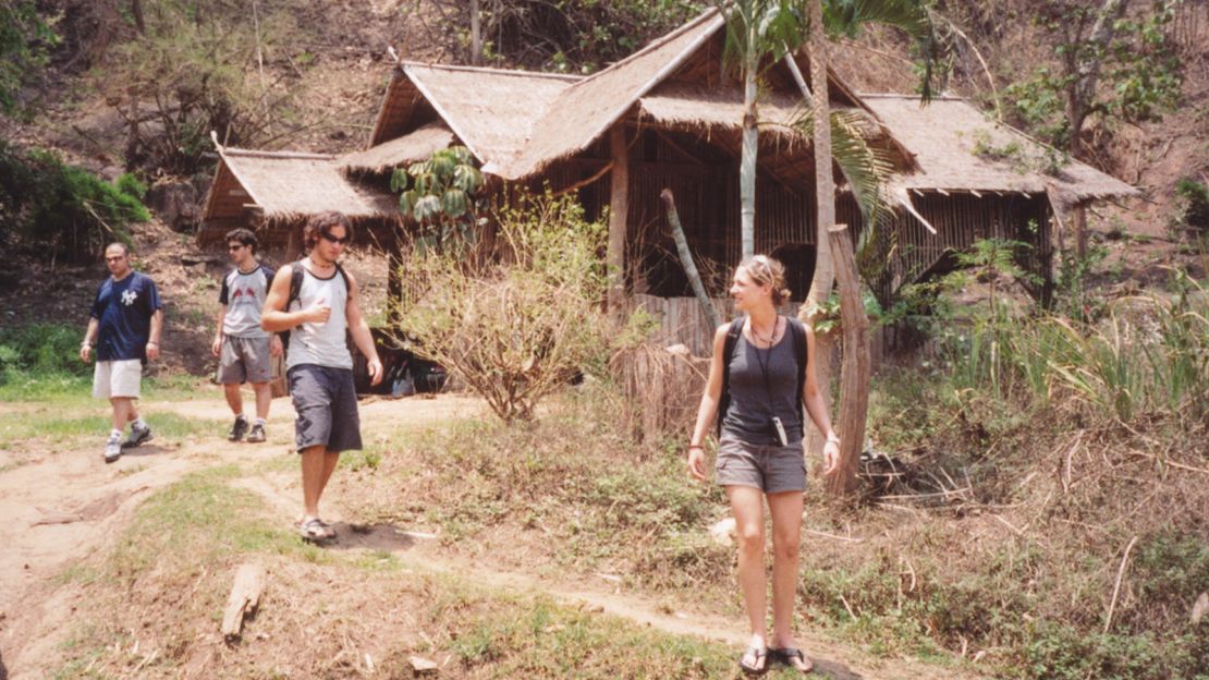 Trekking in Northern Thailand. 