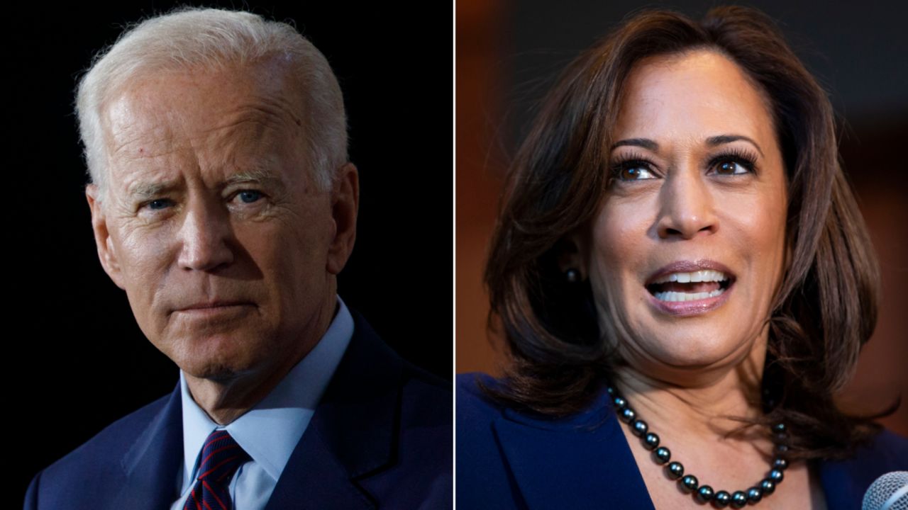 Joe Biden Kamala Harris LEAD SPLIT