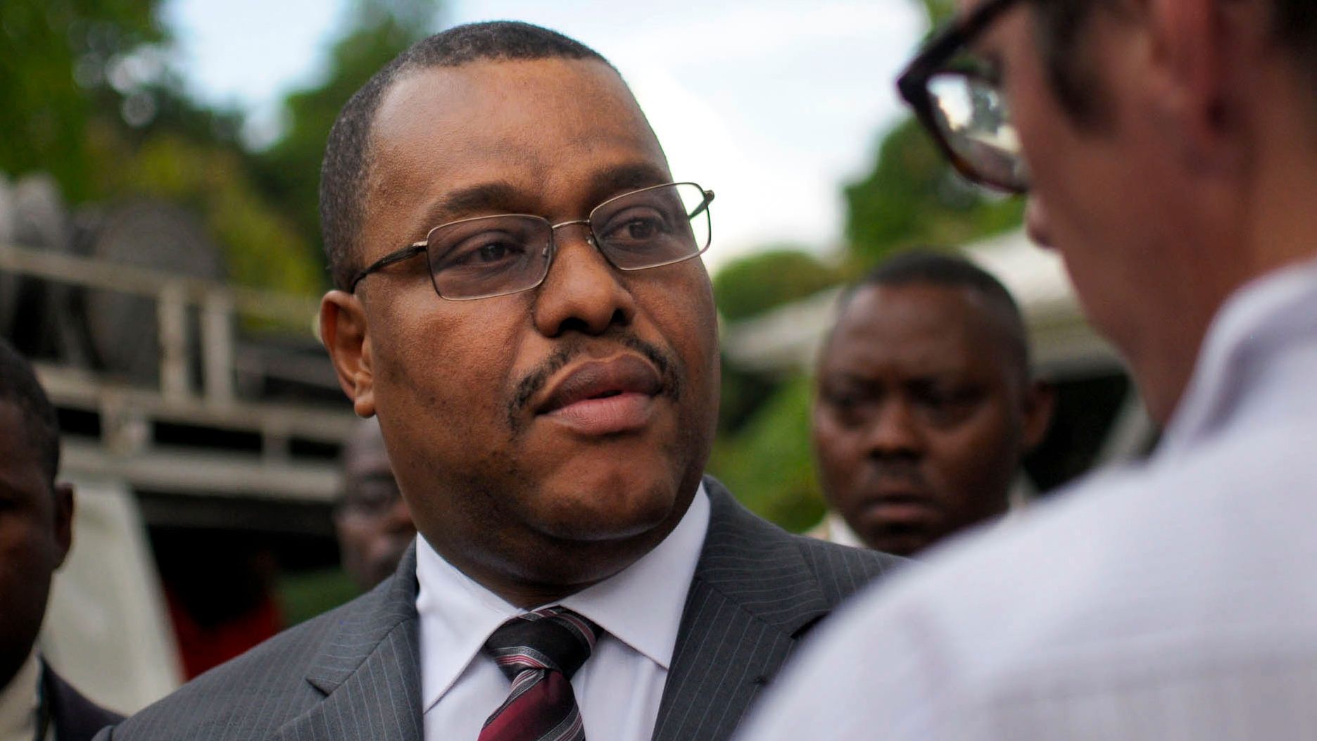 Garry Conille during his time as Haiti's prime minister, in Port-au-Prince in 2011.