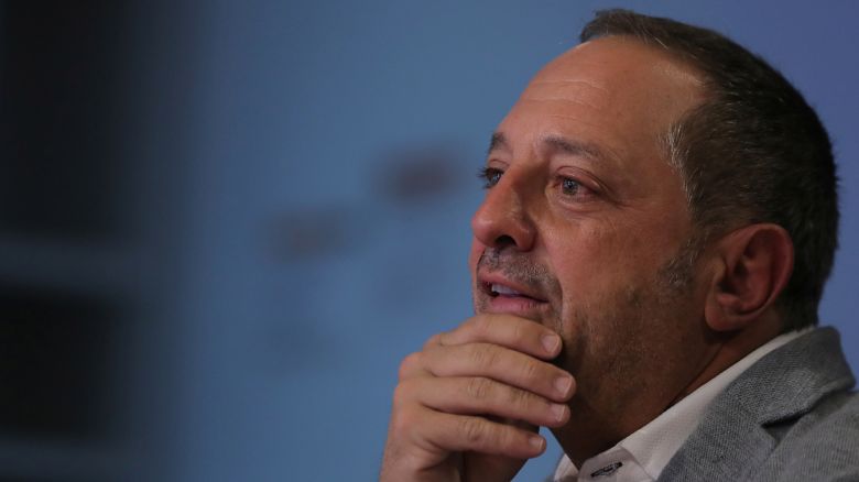 Andrew Left, the founder of Citron Research, speaks during the Reuters Global Investment 2019 Outlook Summit, in New York, U.S., November 12, 2018.