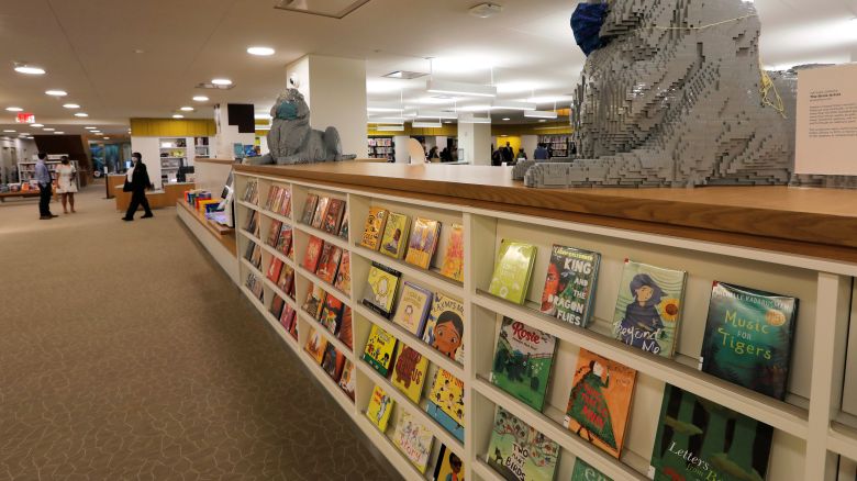 A view of the children's section in the interior of the New York Public Library's (NYPL) Stavros Niarchos Foundation Library, after a $200 million renovation in midtown Manhattan in New York City, New York, U.S., June 1, 2021.