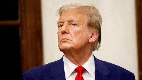 FILE PHOTO: Republican presidential candidate and former U.S. President Donald Trump attends the 2024 Senior Club Championship award ceremony at his Trump International Golf Club in West Palm Beach, Florida, U.S. March 24, 2024.  REUTERS/Marco Bello/File Photo/File Photo