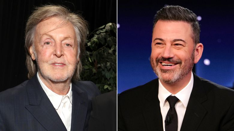 Paul McCartney and Jimmy Kimmel