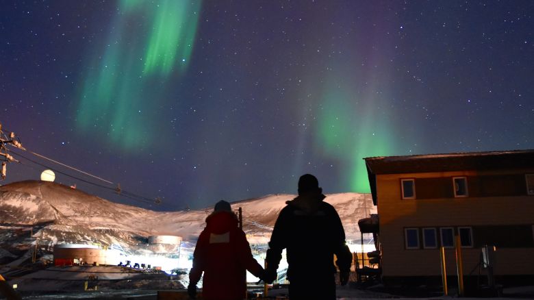 Nicole McGrath and Cole Heinz, the couple who met in Antarctica.