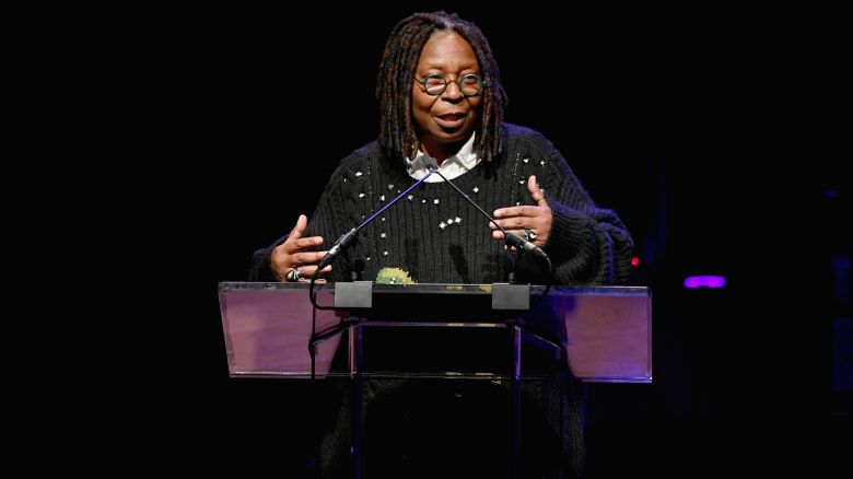 NEW YORK, NY - NOVEMBER 29:  Whoopi Goldberg speaks onstage at the Lincoln Center Fashion Gala - An Evening Honoring Coach at Lincoln Center Theater on November 29, 2018 in New York City.  (Photo by Dia Dipasupil/Getty Images  for Lincoln Center)