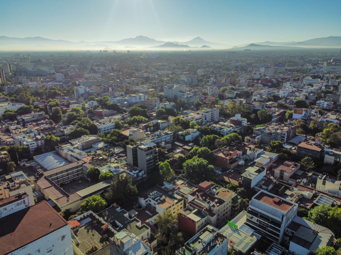 A view of Mexico City in February.