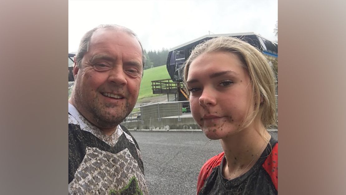 Tony Soutter and his daughter, Ellie. 