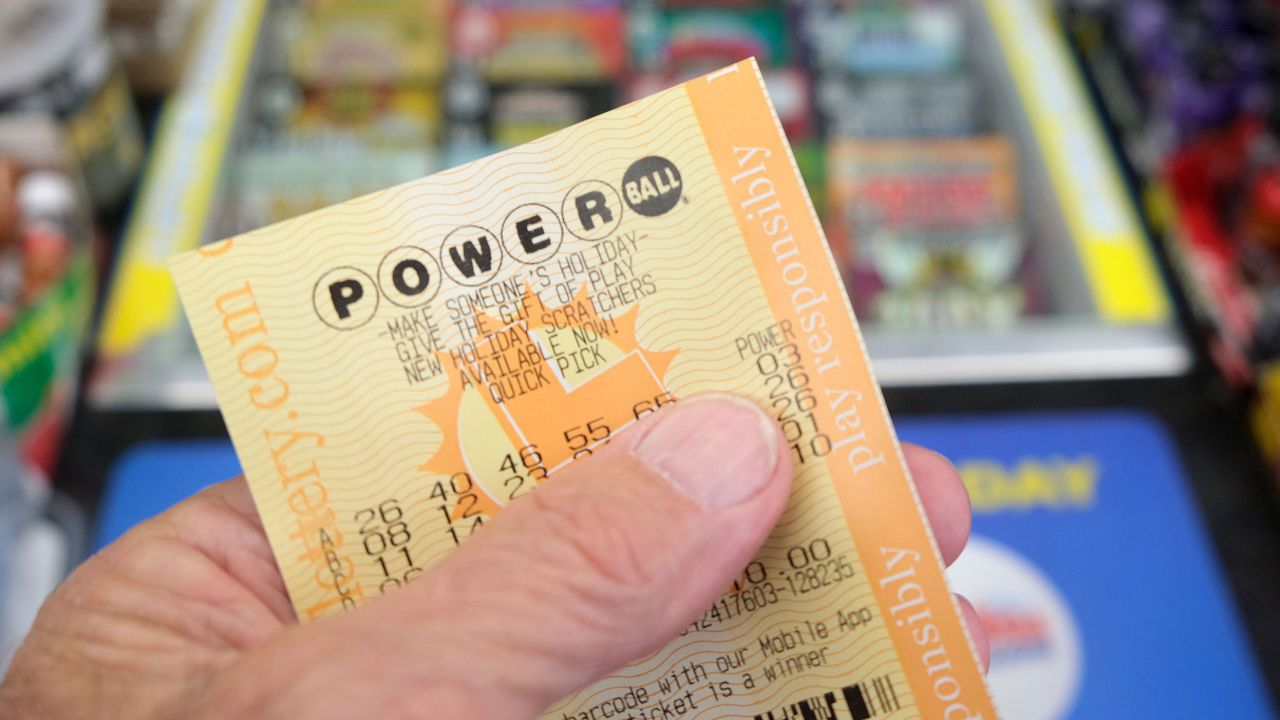 Altadena, CA - November 01: Power Ball tickets sold at 7 Stars Liquor on Tuesday, November 1, 2022.  