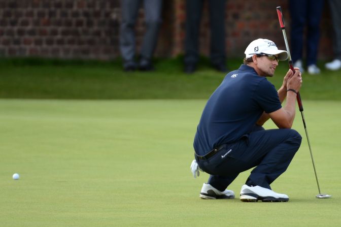 <strong>Adam Scott, British Open (2012) </strong>When Ernie Els returned to the Royal Lytham and St. Annes clubhouse on the final day of the 2012 British Open, it looked highly unlikely the South African would be back out to lift his second Claret Jug. Yet one Scott <a href="https://www.cnn.com/2012/07/22/sport/golf/golf-british-open-els-scott/index.html" target="_blank">capitulation</a> later, "The Big Easy" was doing exactly that, as the long-time Australian leader closed with four straight bogeys to squander a four-shot lead and lose by a single stroke.