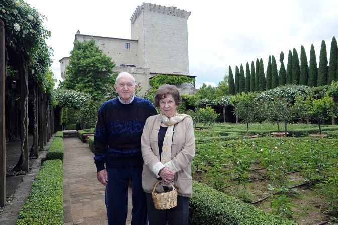 <strong>Castle owners: </strong>Max and Joy Ulfane purchased the neglected ancient fortress Castello di Fighine, which has an attached hamlet, in 1995. 