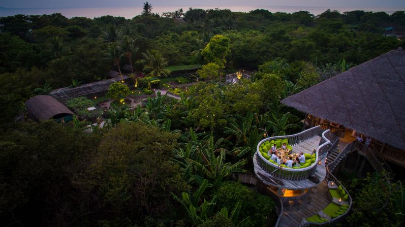 <strong>Building a dream:</strong> The couple put green initiatives on the forefront when they opened the property, and that goal continues today.