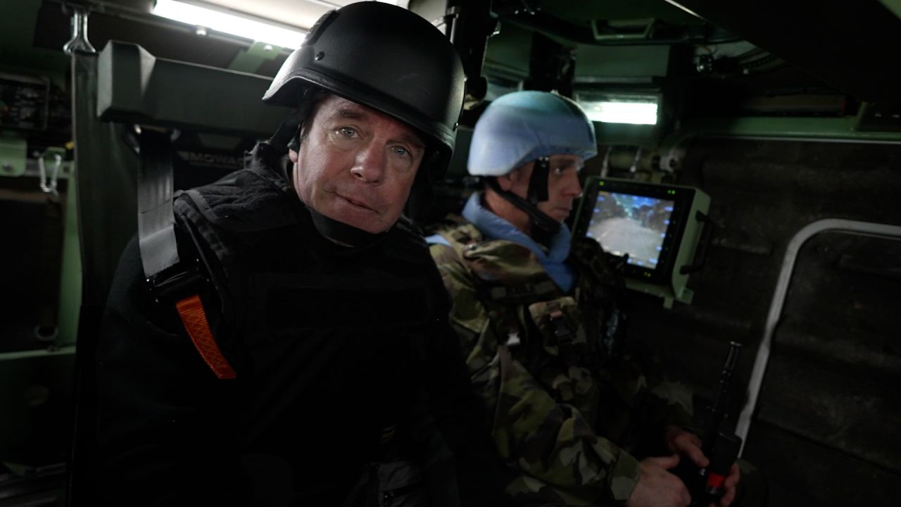 ivan watson un peacekeepers patrol lebanon