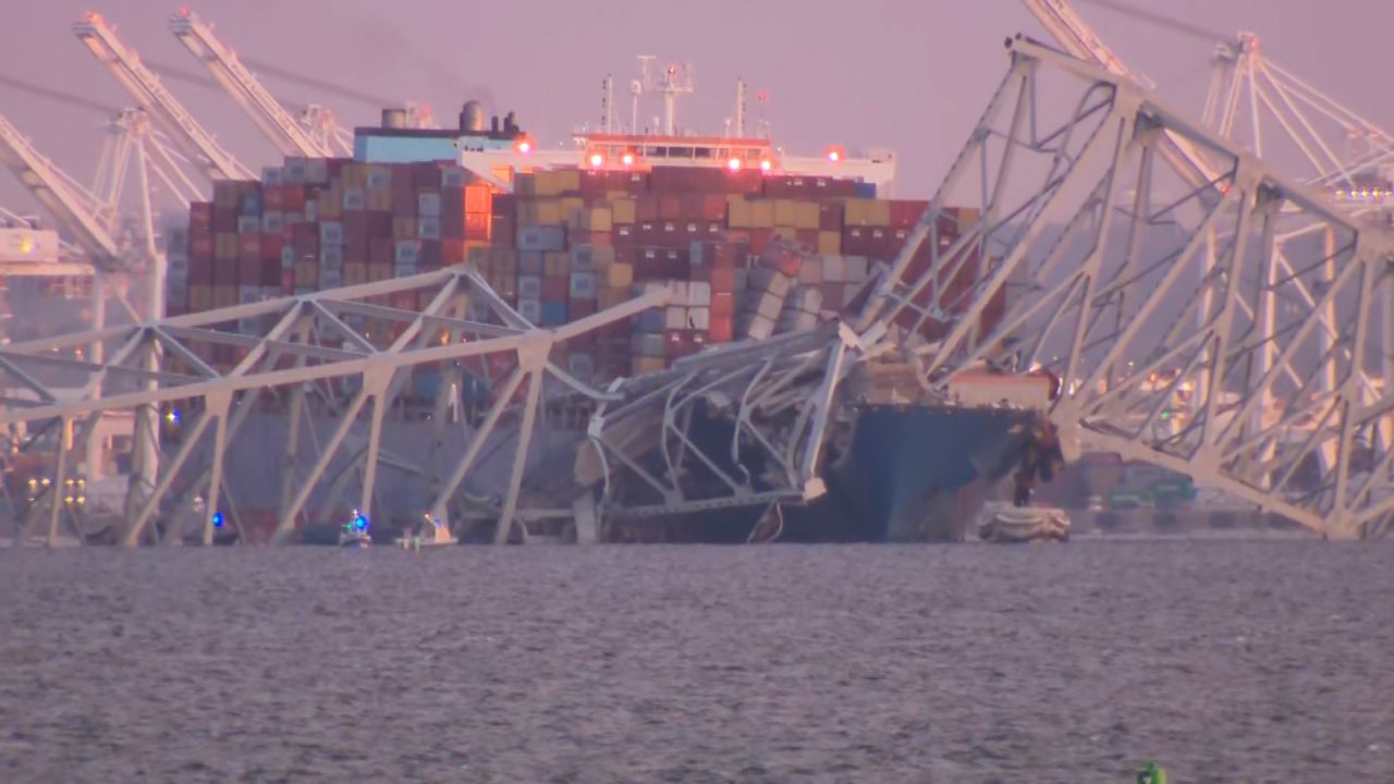 Francis Scott Key bridge aftermath video thumbnail 03 26 2024