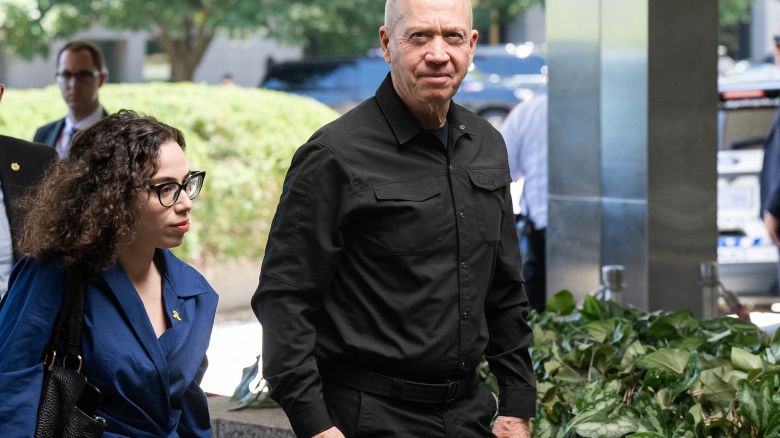 Israeli Defense Minister Yoav Gallant arrives at the US Department of State, ahead of a meeting with US Secretary of State Antony Blinken in Washington, DC, on June 24. 