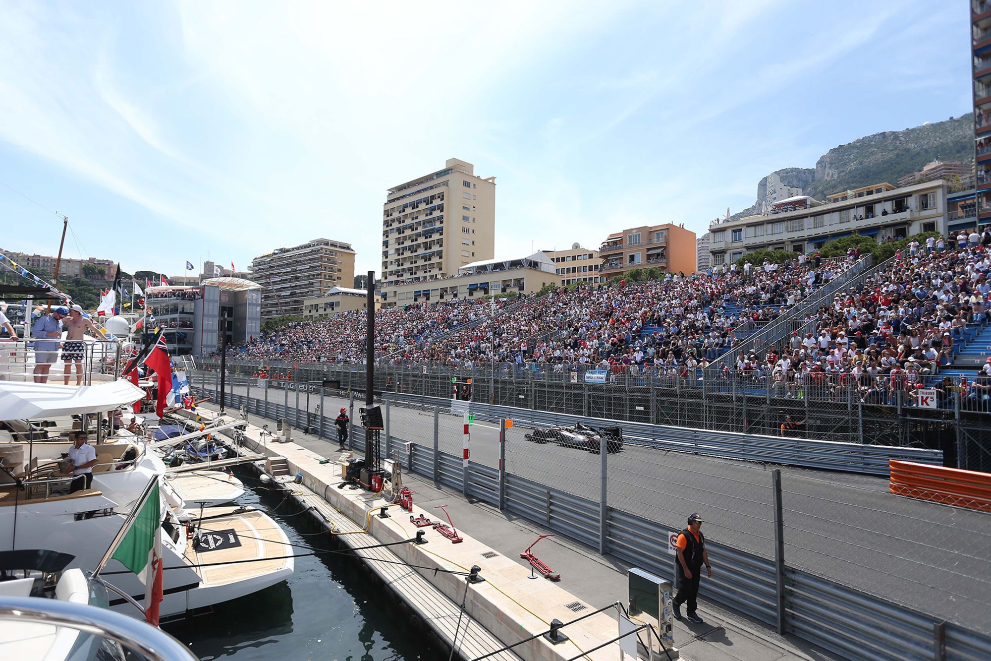 Partying happens everywhere during the Monaco Grand Prix — from the bars and clubs to private villas and superyachts moored in the principality's exclusive marina.