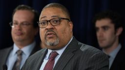 Manhattan District Attorney Alvin Bragg speaks to the media after a jury found former President Donald Trump guilty on 34 felony counts of falsifying business records, Thursday, May 30, 2024, in New York.