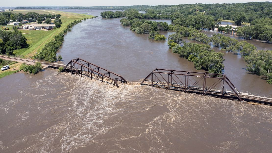 Flooding near South Dakota's Big Sioux River prompted water rescues Tuesday.