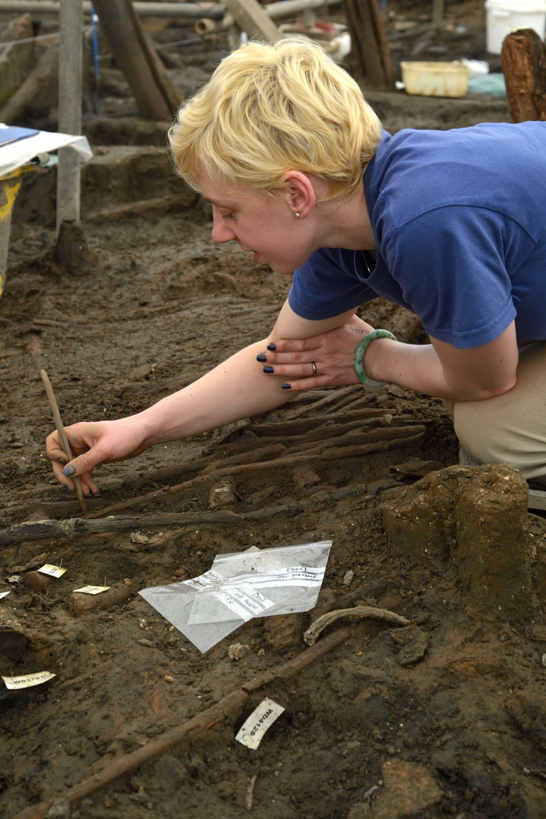 The village's inhabitants only occupied the site for a short time, but they owned and used many rich and varied objects.