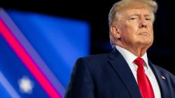 DALLAS, TEXAS - AUGUST 06: Former U.S. President Donald Trump prepares to speak at the Conservative Political Action Conference CPAC held at the Hilton Anatole on August 06, 2022 in Dallas, Texas. CPAC began in 1974, and is a conference that brings together and hosts conservative organizations, activists, and world leaders in discussing current events and future political agendas. (Photo by Brandon Bell/Getty Images)