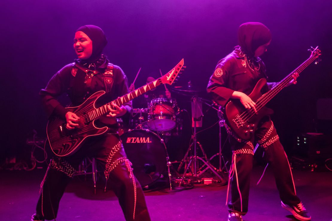 The band on stage at The New Parish venue on August 18, 2023 in Oakland, California.