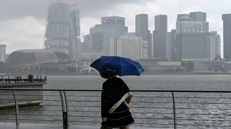 A rainy day in Singapore