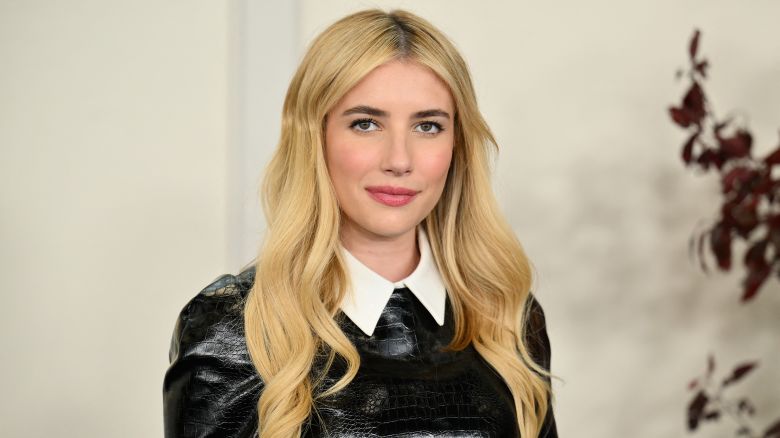 US actress Emma Roberts arrives for Disney's 2024 Upfront presentation at North Javits Center on May 14, 2024 in New York. (Photo by ANGELA WEISS / AFP) (Photo by ANGELA WEISS/AFP via Getty Images)