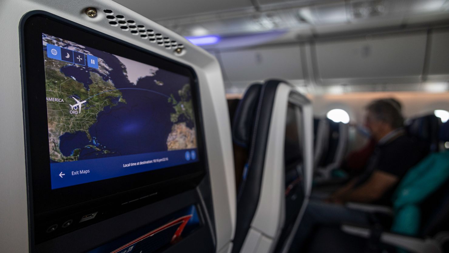 A new travel trend involves ditching all onboard entertainments except the flight map.