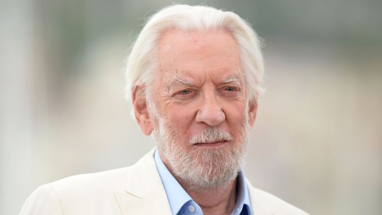 Donald Sutherland at the 2016 Cannes Film Festival in France.