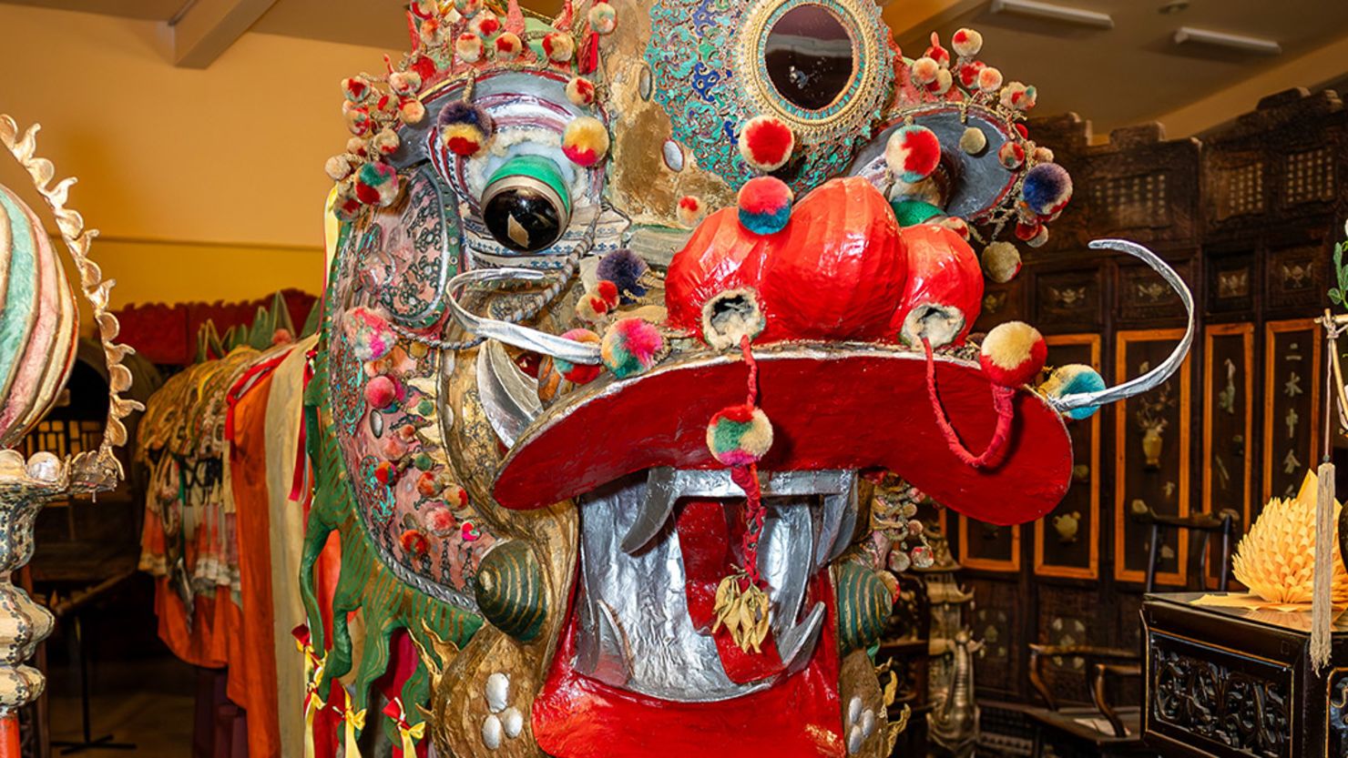 The Loong is displayed at the Golden Dragon Museum in Bendigo.