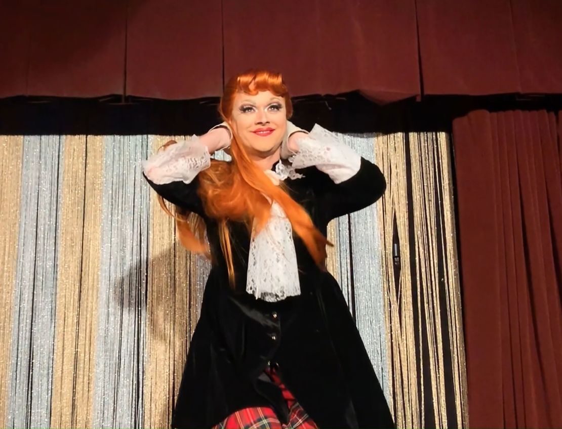 Paige Turner performs "The Trolley Song," a number she often uses to start Judy Garland-themed medleys before ending with "Over the Rainbow." Turner performs the sequence most often for Pride shows and on Broadway themed nights.