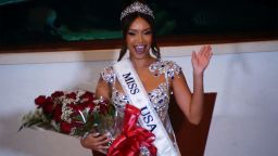 Savannah Gankiewicz coronated as new Miss USA on Wednesday, May 15 in the Waikiki neighborhood of Honolulu, Hawaii.