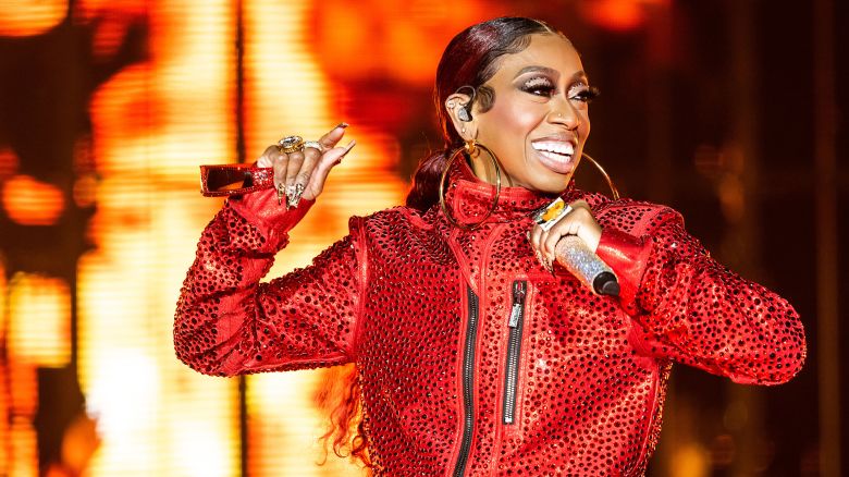 Mandatory Credit: Photo by BRIAN FRIEDMAN/Shutterstock (13904026cd)
Missy Elliott during the Lovers & Friends music festival at the Las Vegas Festival Grounds
Lovers & Friends Festival, Las Vegas, USA - 06 May 2023