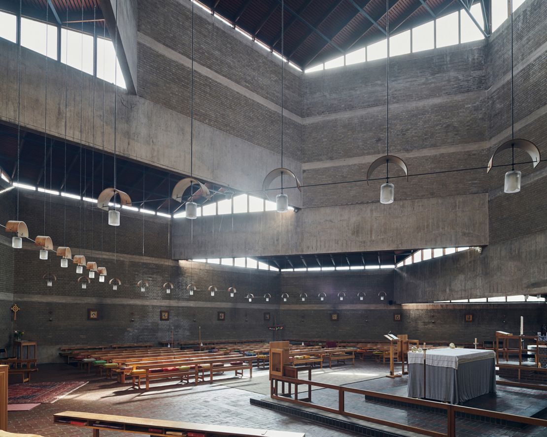 St. Matthew's Church in Birmingham, United Kingdom, designed by Robert Maguire and Keith Murray and completed in 1963.