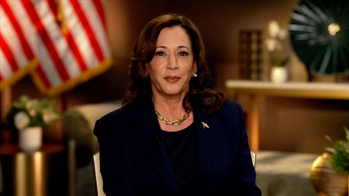 Vice President Kamala Harris appears on CNN on Thursday, June 27.