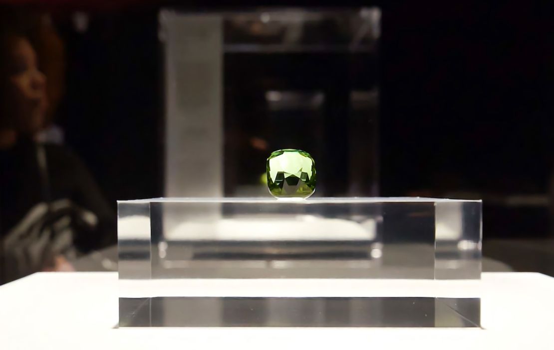 The Imperial, an "exquisite" green tourmaline gem.