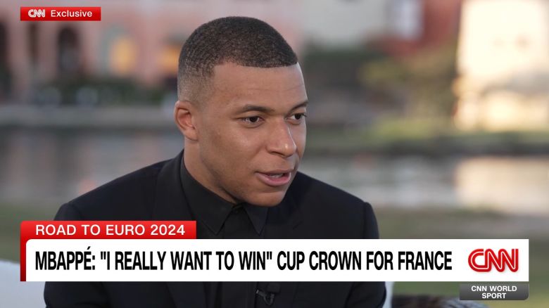 <p>France captain Kylian Mbappé tells CNN's Amanda Davies about his hopes for the Euros, and maybe even the Olympics! </p><p><br /></p>