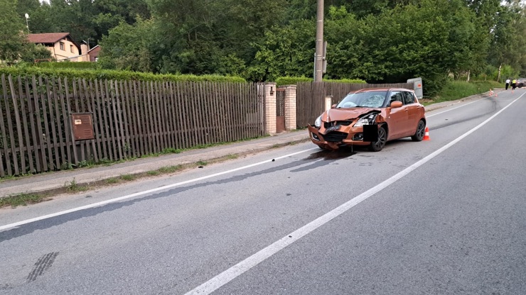 Nehoda na Českobudějovicku.