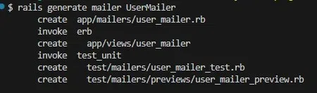 Generation of the Mailer