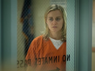 Image may contain Taylor Schilling Blonde Hair Person Teen Face Head Photography and Portrait