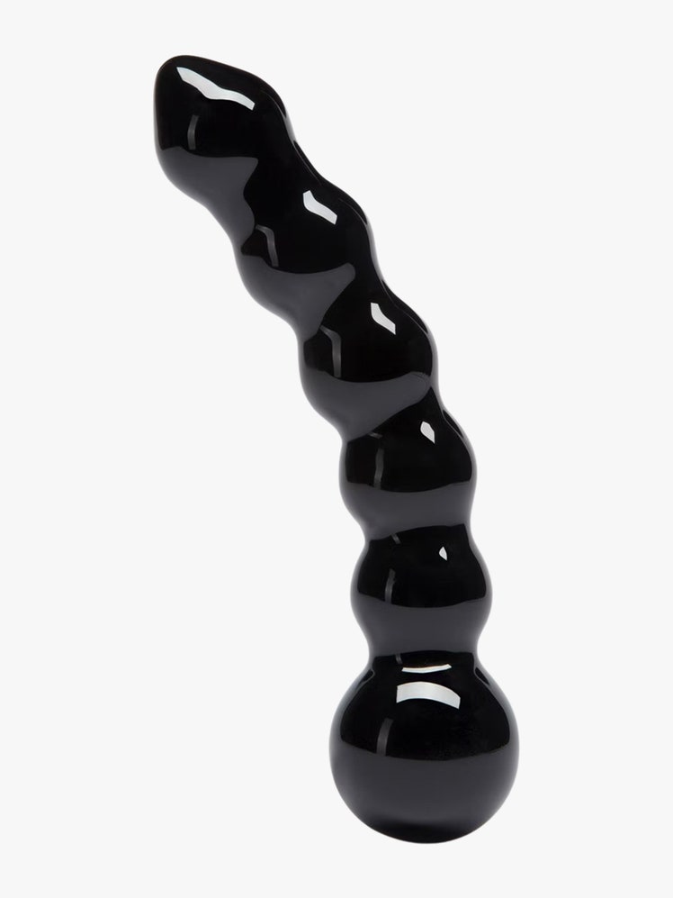 Beaded Sensual Glass Dildo 7 Inch