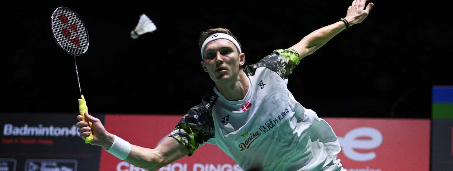 Viktor Axelsen i finalen i herresingle ved VM i 2022