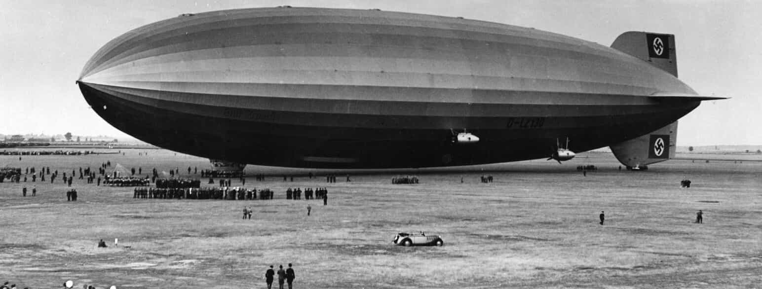 Luftskibet Graf Zeppelin i Leipzig i 1939