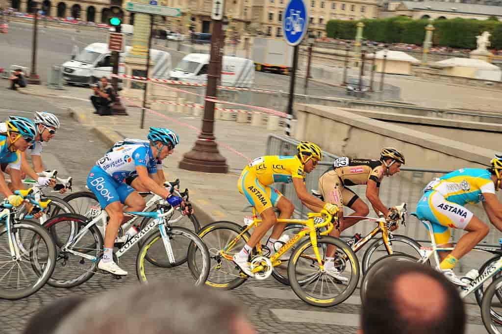 Tour de France feltet passerer Place de la Concorde i 2010