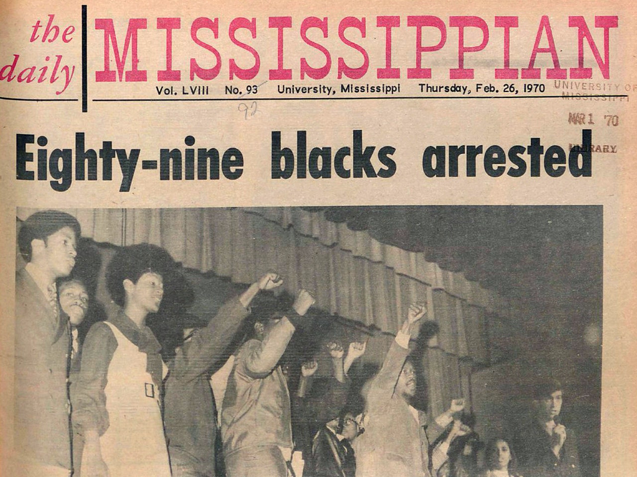 The Unhealed Wounds of a Mass Arrest of Black Students at Ole Miss, Fifty Years Later