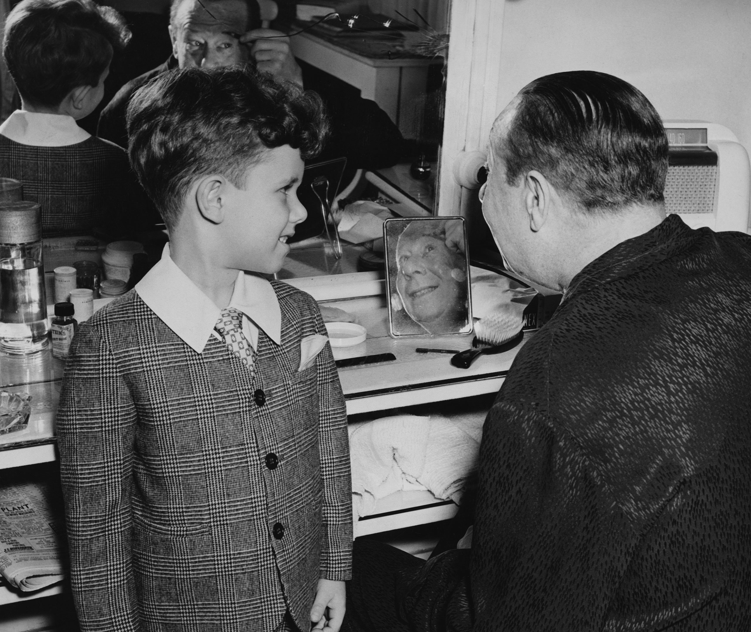 The author and his father Bert Lahr